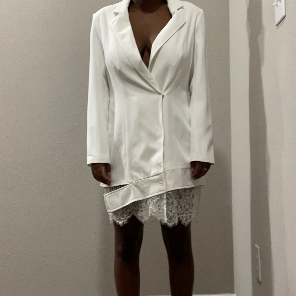 Beautiful white dress blazer